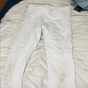 Lulu lemon white leggings